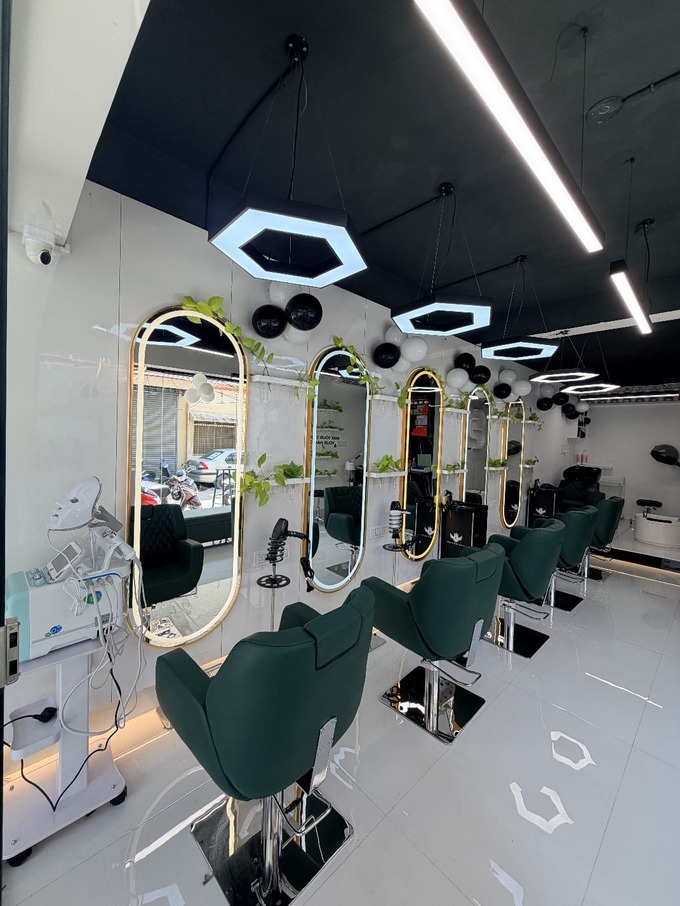 Luxury salon interior